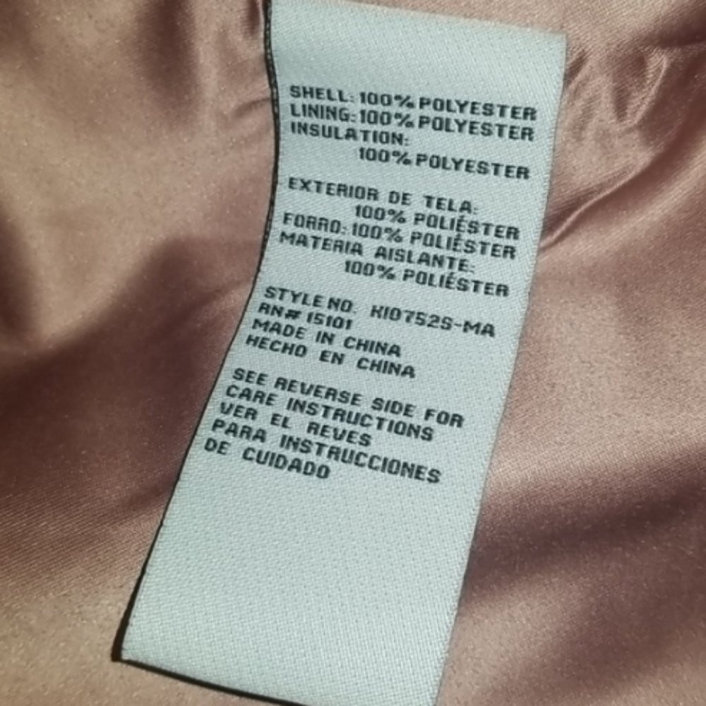 Kate Spade Solid Black Water Resistant Quilted Lon - Picture 7 of 11